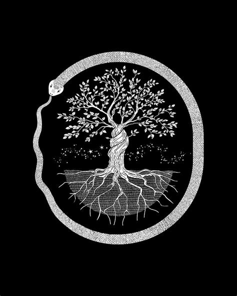 Ouroboros Celtic Tree Of Life