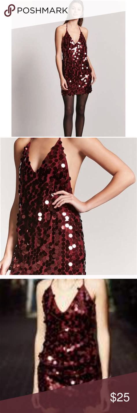 Spotted While Shopping On Poshmark ⭐️hp⭐️nwt Burgundy Oversized Sequins Dress Poshmark