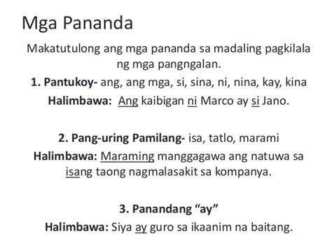 Group 6 Mga Salitang Pangnilalaman