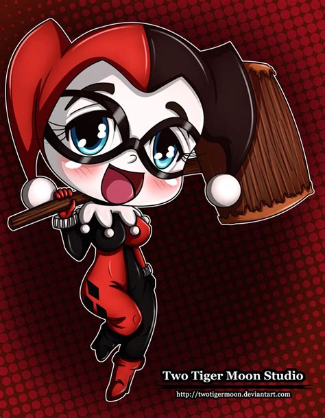 Chibi Harley Quinn By Twotigermoon On Deviantart