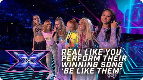 Real Like You Perform Their Winning Song Be Like Them X Factor The Band The Final Youtube