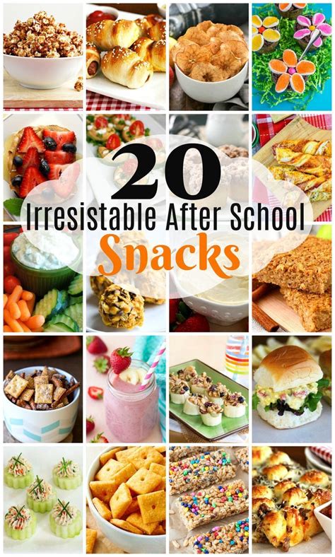 20 Irresistible After School Snacks Snack Ideas For Kids Healthy School Snacks After School