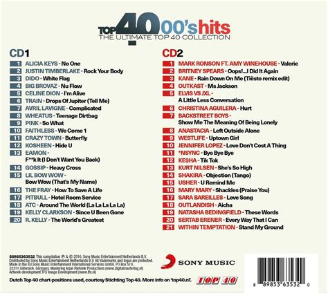 Top 40 00s Hits Top 40 Cd Album Muziek