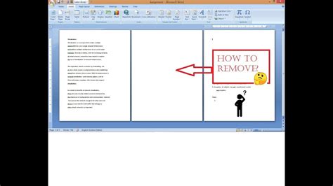 How To Remove A Blank Page In Ms Word Best Trick Youtube