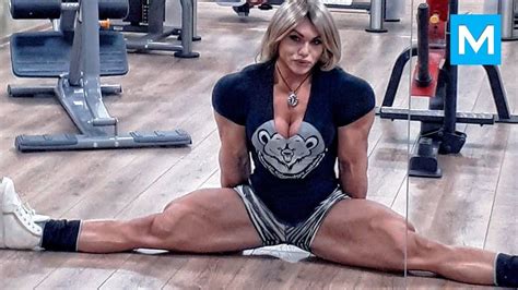 Biggest Russian Female Bodybuilder Nataliya Kuznetsova Muscle