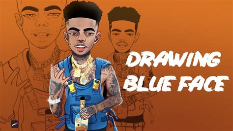 Blueface, juice wrld, rich the. Drawing BlueFace - YouTube