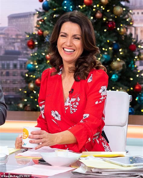 Susanna Reid Continues To Flaunts Weight Loss In A Floral Red Dress