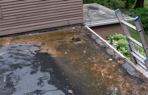 Flat Roof Drain Installation