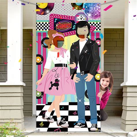 Buy 50s Party Decorations 50s Photo Diner Backdrop 50s Rock And