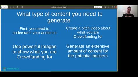 Thrinacia Webinar Episode 19 Anatomy Of A Successful Crowdfunding