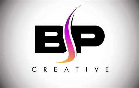 Bp Letter Logo Design With Creative Shoosh And Modern Look 4687920