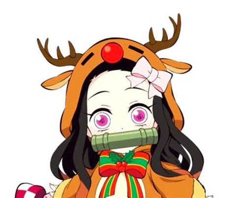 Nezuko Christmas Icon Anime Crossover Anime Christmas Anime