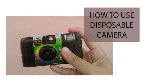 How To Use A Disposable Camera Youtube