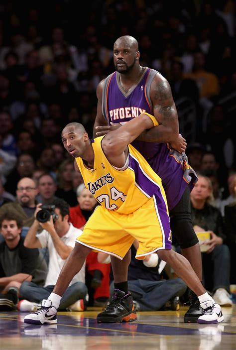 Shaquille Oneal And Kobe Bryant Photos Photos Phoenix Suns V Los