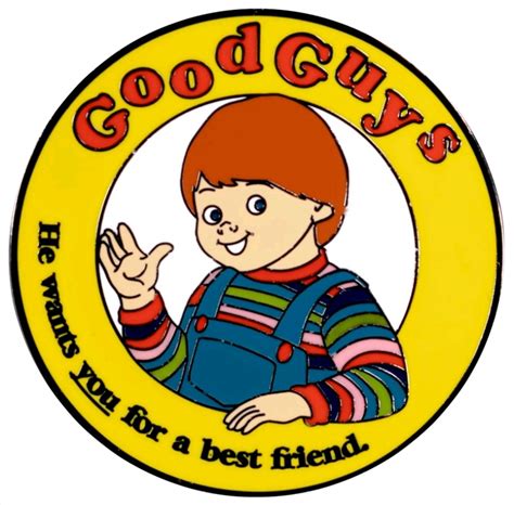 Childs Play Good Guys Chucky Enamel Pin Sanity