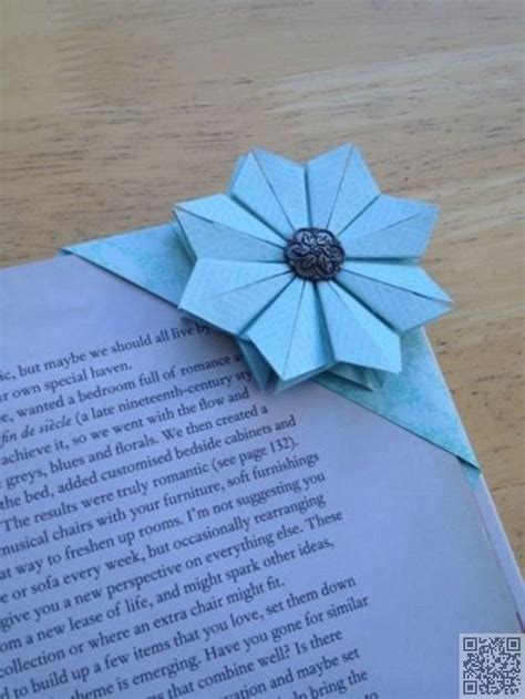 Easy Origami Flower Bookmark Instructions 3mmuzik Paper Craft
