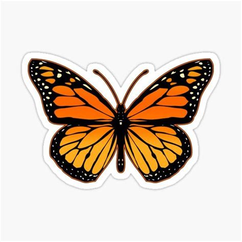 The viceroy butterfly, basilarchia archippus (cramer) (nymphalidae), although not closely related to the monarch butterfly, appears strikingly similar in color and pattern. Country Stickers in 2020 | Monarch butterfly, Butterfly design, Butterfly