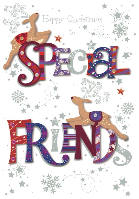 Special Friends Happy Christmas Greeting Card  Cards  Love Kates
