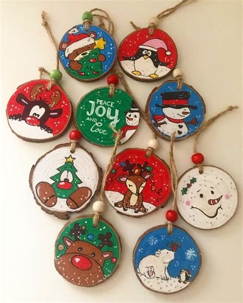 20/12/01/2020- Paint'n Party - Wooden Christmas Ornaments