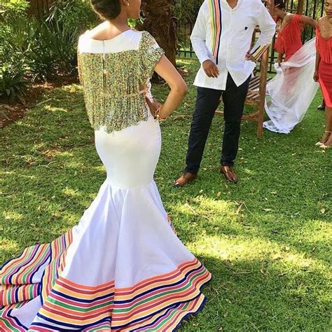 Xhosa Brides On Instagram Multi Color Umbhaco Inspired Dress By