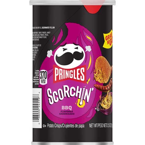 Mua Pringles Scorchin Potato Crisps Chips Bbq Fiery Spicy Snacks 2