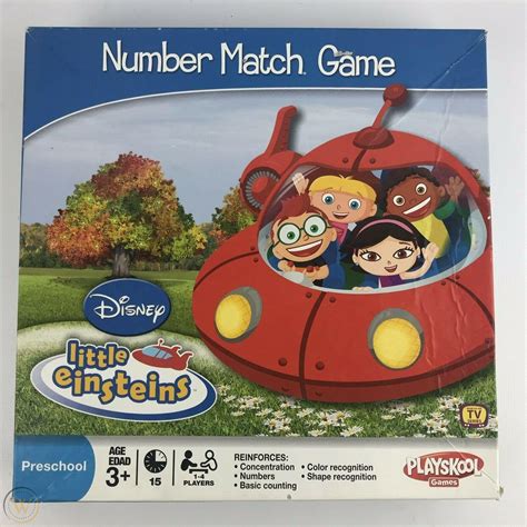Little Einsteins Number Match Game Disney Playskool Hasbro 2008