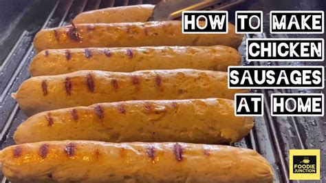 How To Make Sausages At Home Chicken Sausages Easy Way To Make