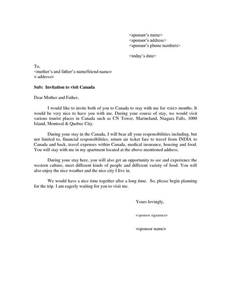 For the parent and grandparent super visa only, you must also provide: Cover Letter Template For Tourist Visa | Letter templates ...