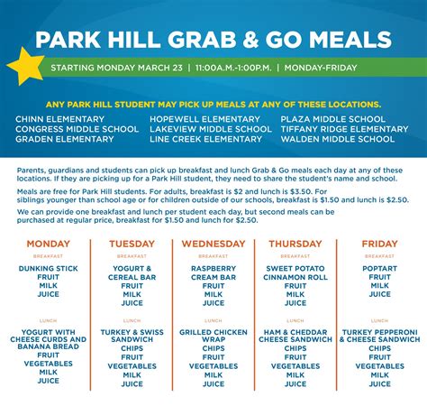 Free Meals For All Students Park Hill School District