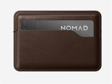Nomad Card Wallet Has Thermoformed Leather That Creates Space For Cards