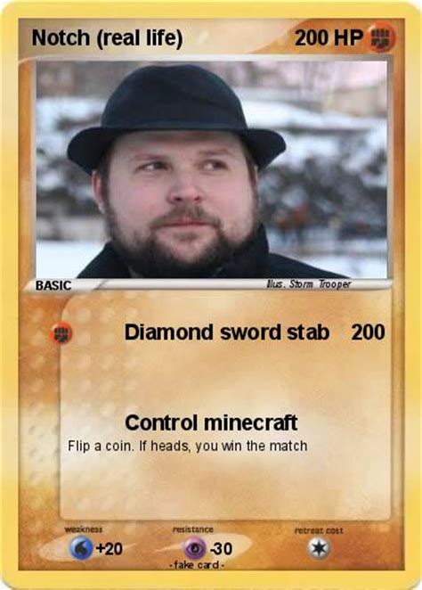 Notch, real name markus alexej persson, (born june 1, 1979) is one of . Pokémon Notch real life - Diamond sword stab - My Pokemon Card