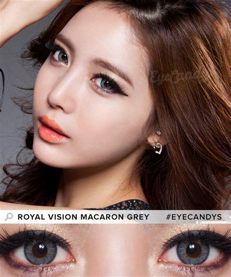 Buy Royal Vision Macaron Grey Colored Contacts Eyecandys