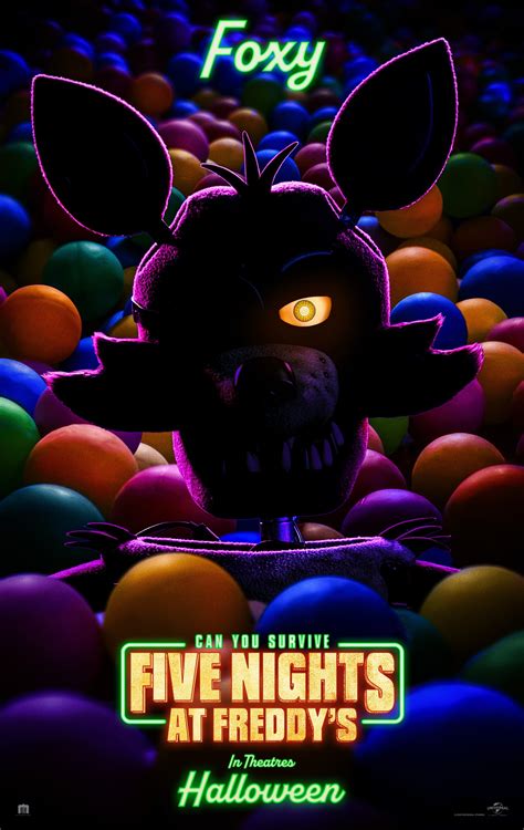 Fnaf Movie Foxy The Pirate Fox Poster 2 High Resolution Five Nights