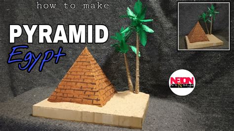 How To Make A Pyramid For School Projectbuild A Pyramid Model Youtube