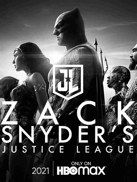 Affiche Du Film Zack Snyders Justice League Photo 20 Sur 20 Allociné