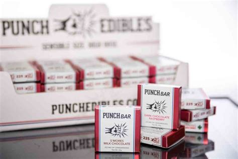 Punch Bar 225mg Dark Chocolate Almonds Edibles Order Weed Online