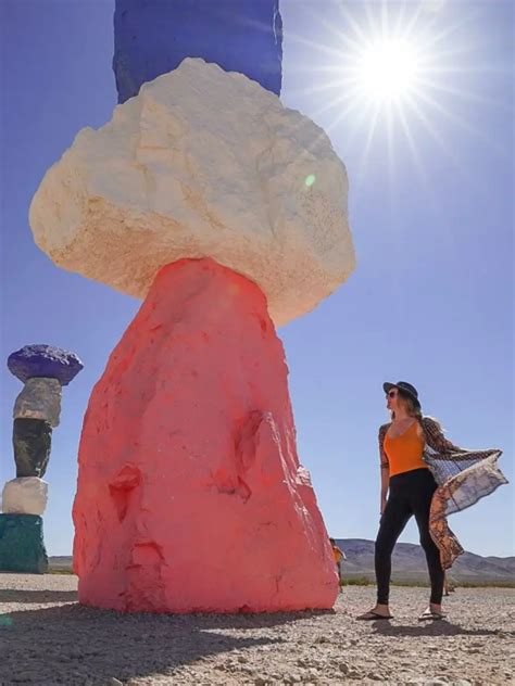 Seven Magic Mountains Visiting The Colorful Rocks In Las Vegas