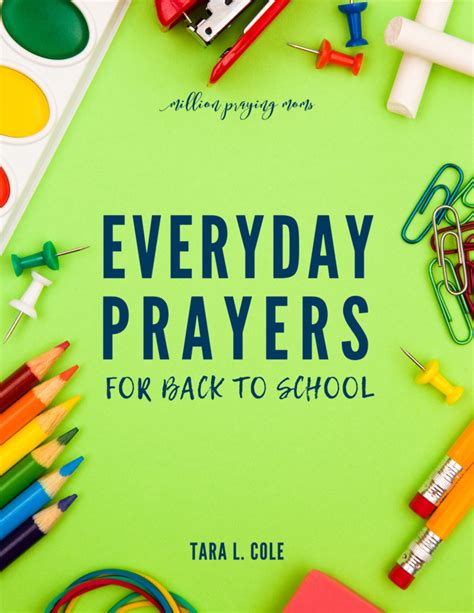 Everyday Prayers For Back To School Million Praying Moms
