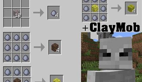 ClayMod+ClayMonster Minecraft Mod