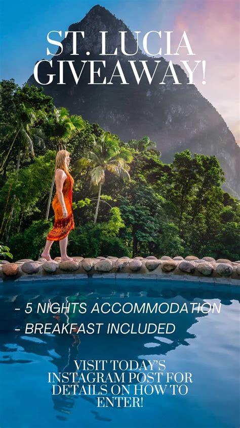 Saint Lucia Escape Big Giveaway Just In Time For The