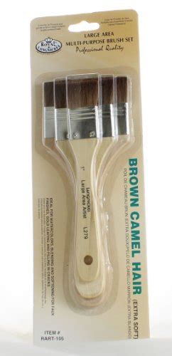Page 1 of 1 start overpage 1 of 1. Royal & Langnickel Large Area Artist Brush Set- Three ...