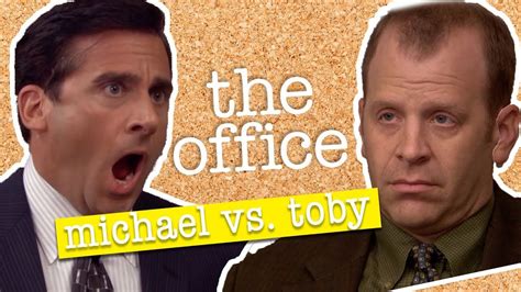 Michael Vs Toby The Office Us Youtube Toby The Office The Office