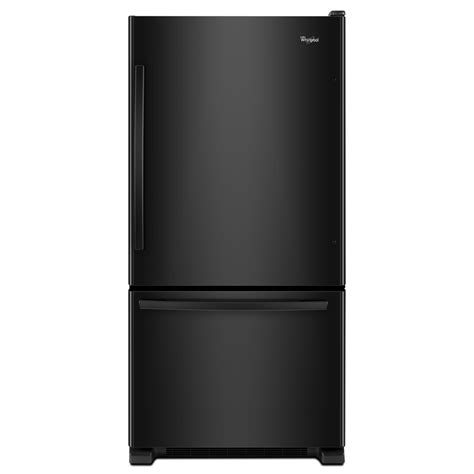 This particular unit is quite tall and one of the first things you'll notice is the fact that the freezer has a door. Whirlpool GB2FHDXWB 21.9 cu. ft. Single-Door Bottom ...