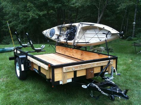 Build canoe rack for utility trailer ~ Dory Plans Easy to build