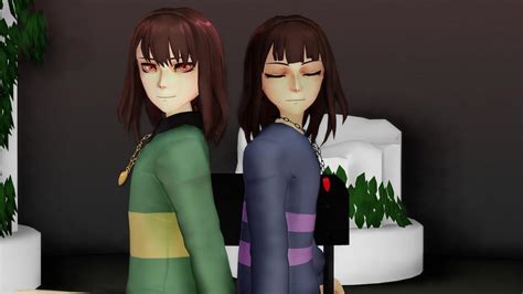 Chara And Frisk By Kuzon11 On Deviantart