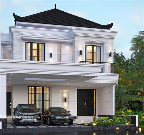 Mr Munawar Classic Modern House 2 Floors Design Jakarta