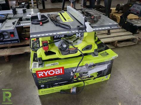 Ryobi Rts08 825 Compact Table Saw Roller Auctions