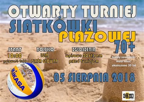 Otwarty Turniej Siatkówki Plażowej 70 turnieje plażówki Lgiń