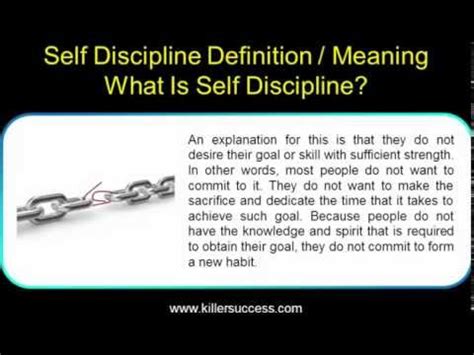 An exclamation used when you want to punctuate/emphasize an obvious or insulting quip or action 2. Self Discipline Definition / Meaning - What Is Self ...