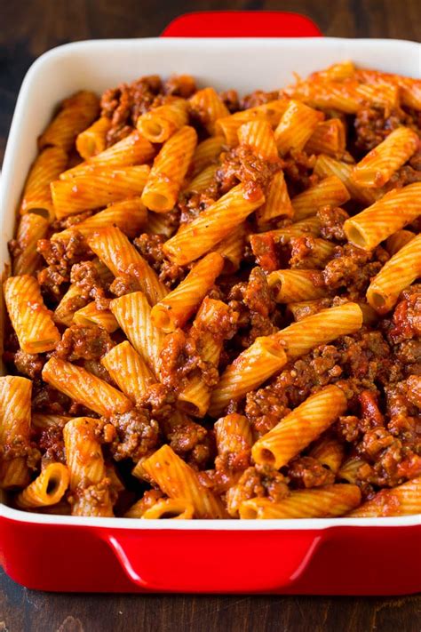 Baked Rigatoni With Meat Sauce All About Baked Thing Recipe